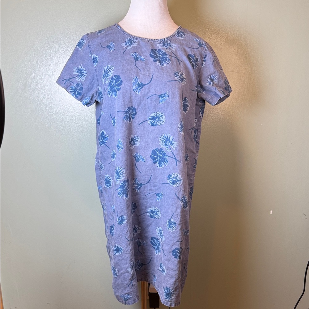 Floral Blue Dress